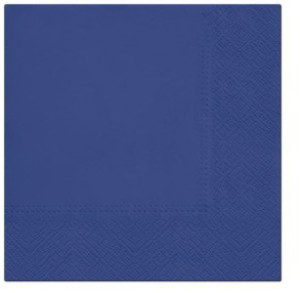 Serwetki 33x33 cm granatowe 20szt.