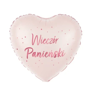 Balon foliowy Serce Wieczór Panieński 18 cali