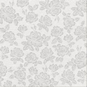 Serwetki "Srebrne Róże", PAW, 40 cm, 50 szt