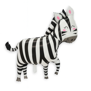 Balon foliowy Zebra – Zwierzęta Safari – 78 x 86 cm