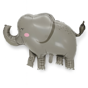 Balon foliowy Słoń – Zwierzęta Safari – 91 x 66 cm
