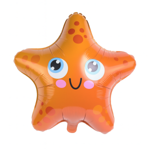 Balon foliowy Rozgwiazda – Morskie Zwierzęta – 50 x 56 cm