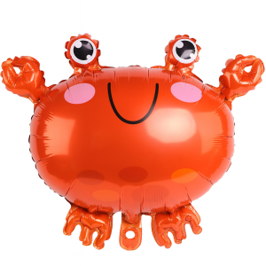 Balon foliowy Krab – Morskie Zwierzęta – 42 x 55 cm