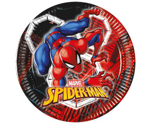 Talerzyki papierowe Spiderman World Of Web, 20 cm., 8 szt.