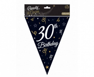 "30" Girlanda papierowa z flagami