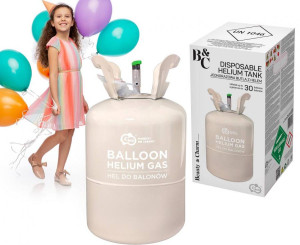 Butla z helem do 30 balonów
