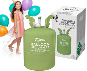 Butla z helem do 50 balonów