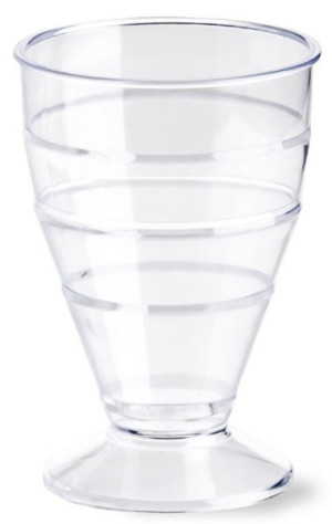 Pucharki na przekąski 240ml Desideria transparentne 6 szt.