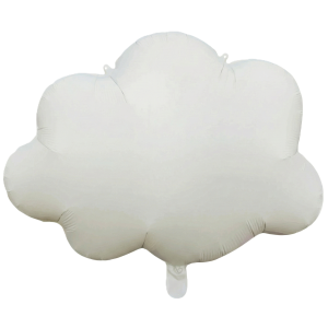 Balon foliowy Chmurka Biała matowa – 72 x 65 cm