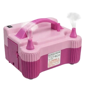 POMPKA ELEKRYCZNA do balonów 700W 2 wyjścia Różowa