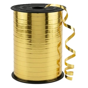 Wstążka do balonów Złota metaliczna 5mm x 225m