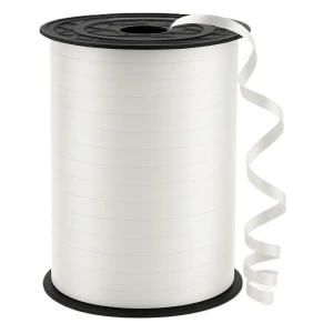 Wstążka do balonów biała matowa 5mm x 225m