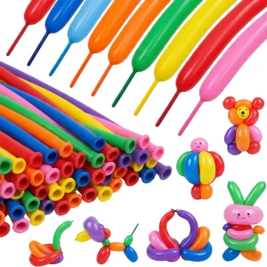 Balony do MODELOWANIA kolorowe rurki 100 szt.