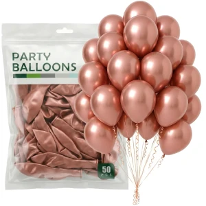 Balony METALICZNE professional ROSEGOLD 30cm 50szt.