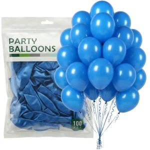Balony PASTELOWE ciemno niebieskie 12"/30cm 100 sztuk