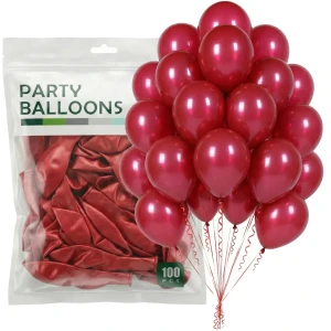 Balony PASTELOWE czerwone WINE 12"/30cm 100 sztuk