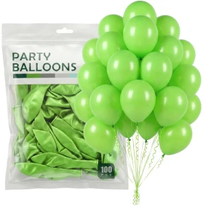 Balony PASTELOWE zielone LIMONKA 12"/30cm 100 sztuk
