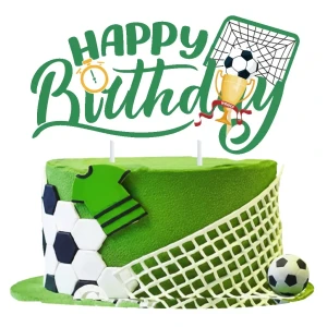 Topper dekoracja na TORT Happy Birthday PIŁKARSKI