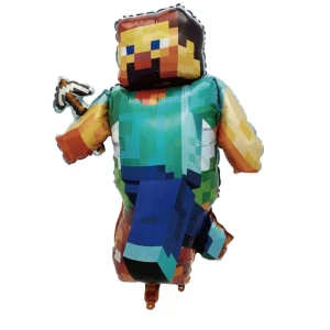 Balon foliowy Steave z kilofem MINECRAFT 90x70cm