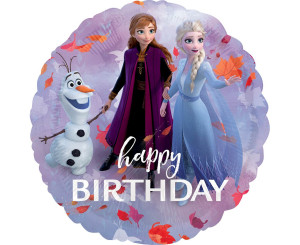 Balon foliowy 18" Frozen 2 Happy Birthday