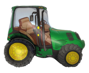 Balon foliowy Traktor zielony 75x94 cm