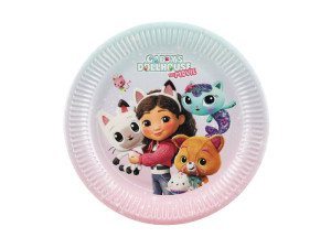 Talerzyki Koci Domek 23cm 6szt.