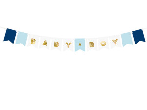 Baner Baby Boy niebieski 15 x 160 cm