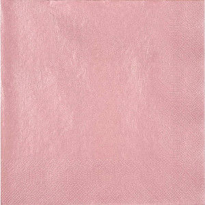 Serwetki papierowe 33cm x 33cm różowe złoto