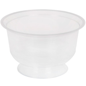 Pucharki do lodów wielorazowego użytku 155ml transparentne 25 szt.