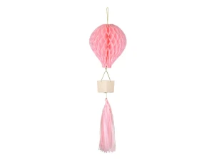 Dekoracja bibułowa Balon, różowy