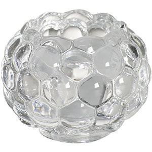 Bolsius Świecznik szklany 2w1 bubble 60/75