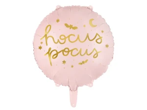 Balon foliowy Hocus Pocus, 45 cm, różowy