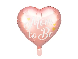 Balon foliowy Mom to Be, 35cm, różowy