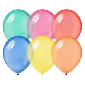 Balony krystaliczne 10 cali 10 szt. mix