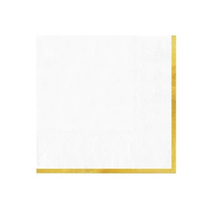 Serwetki białe Classic Gold 10szt.