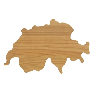 Planche en bois "Suisse" -Kirschbaum