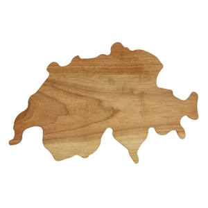 Planche en bois "Suisse" -Nussbaum