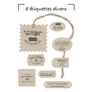Étiquettes cadeaux