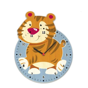 Horloge murale pour chambre d'enfant -Tiger