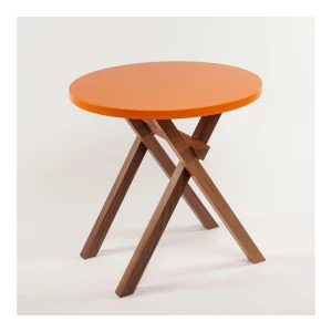 Table "rasa" -Nussbaum-MDF orange
