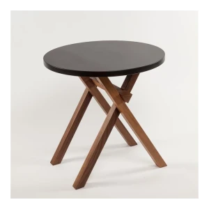 Table "rasa" -Nussbaum-MDF schwarz