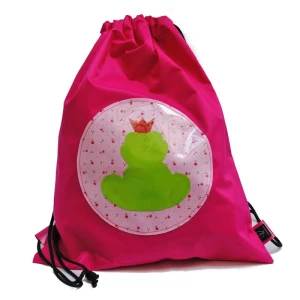 Sac de sport, divers motifs -pink, mit Froschkönig