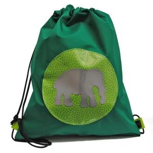 Sac de sport, divers motifs -grün, mit Elefant