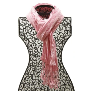Foulard en soie no 8, rose clair