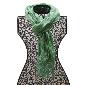 Foulard en soie no 8, vert tilleul