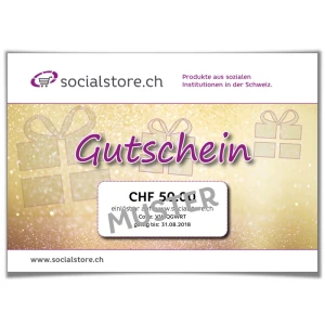 Bon cadeau Socialstore -100.00-Per Post