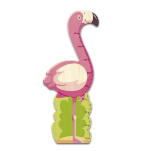 Toise en bois pour enfants "Flamant"