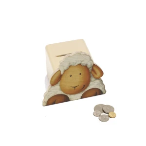 Tirelire en forme de tête d'animal "Mouton"