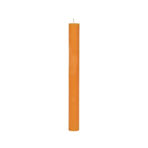 Bougies unies Ø 40 mm – 4 pièces -Mandarin