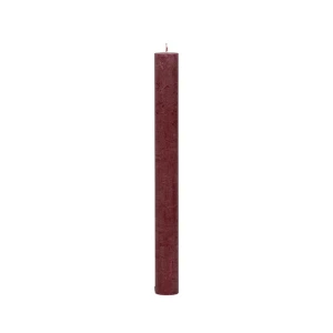 Bougies unies Ø 40 mm – 4 pièces -Bordeaux